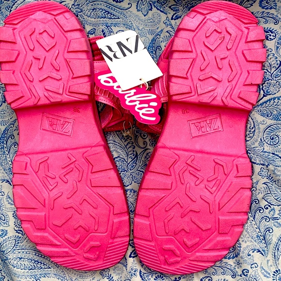 ZARA BARBIE technical chunky sole sandals - Picture 14 of 15